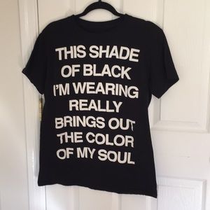 black soul t-shirt
